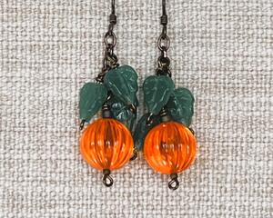 Pumpkin earrings