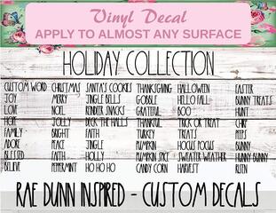 custom rae dunn decal