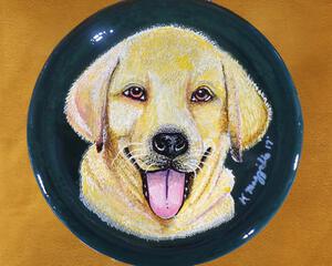 Yellow Lab Puppy Pet Treat Jar