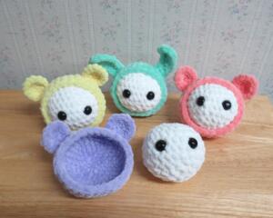 Amigurumi Mini Stress Ball Buddies