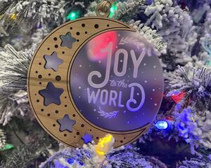 engraved Christmas Ornament Set