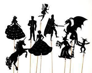 Fairytale shadow puppets
