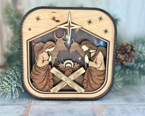 3D Nativity Scene