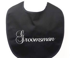Groomsman Adult Bib