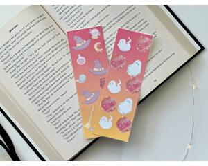 these Halloween bookmarks comes with two book marks