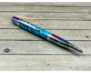 turquoise handcrafted pen
