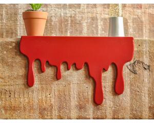 Front of Blood Drip Shelf Accent, Horror home decor shelf sitter, Spooky Season Decor, Accessory for Bookshelf, Display Shelf, or mantel