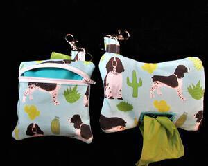 Cavalier King Charles Spaniel Multi purpose pouch Handmade by a Fur Baby Favorite dog poop bag holder waste bag dispenser training treat pouch binky pacifier bag change purse pouch