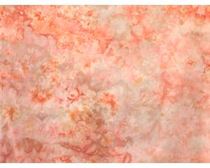 shades of orange, hand dyed half yard of quilting cotton