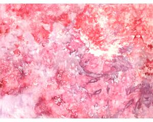 shades of pink and purple, hand dyed half yard of quilting cotton