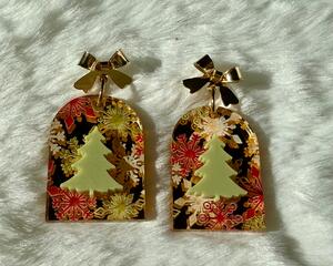Christmas earrings