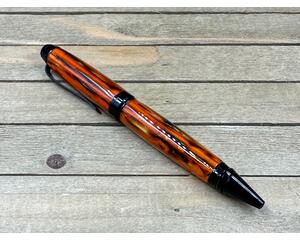 amber gemstone inspired pen