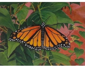 Monarch Butterfly Painting, "A Sense of Hope"