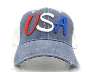 USA trucker hat, patriotic cap, American flag hat, distressed patriotic hat, fourth of July cap, Memorial Day hat, American pride cap, 