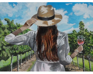 Standing in the Wine Fields, “Enjoying Life”