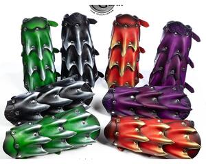 Leather Dragon Forearm Bracer