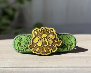 Choose Happy Engraved Hair Clip