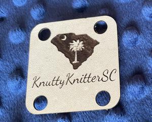 Leather Label Tag view 1