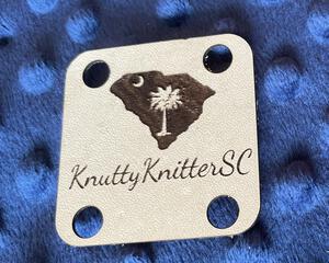 Leather Label Tag view 1