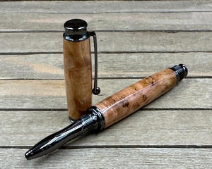 Virginia cherry wood burl pen