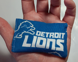 Detroit Lions Small Rosin Bag, Handmade, for Bowling, Disc Golf, Sports