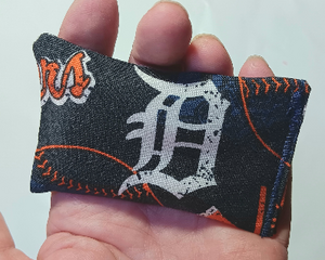 Detroit Tigers Small Rosin Bag, Handmade, for Bowling, Disc Golf, Sports