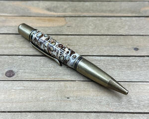 Cotton, cotton seed, cotton boll, and cotton stems ballpoint pen