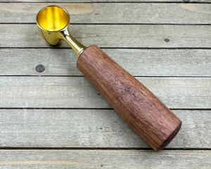 farmhouse style mesquite wood coffee scoop 