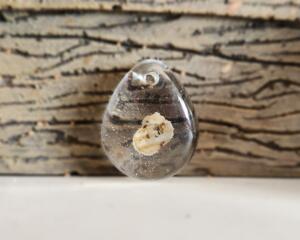 Seashell Resin Pendant for Jewelry or Keychain Making