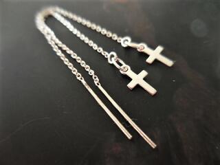 Sterling Cross Threaders