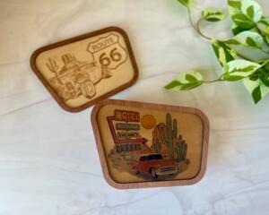 Retro Route 66 Keepsake Box