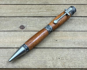 mesquite wood western themed ballpoint pen