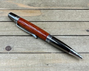 Exotic bloodwood Christian Fish ballpoint pen