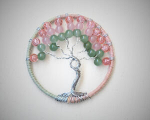 front view of tree of life wall decor