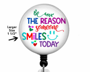 Inspiring badge reel