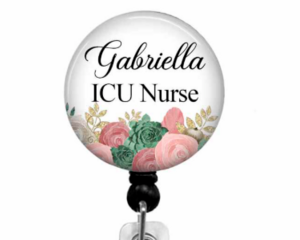 ICU Nurse Badge Reel
