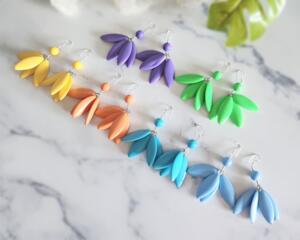 Vintage Bead Sterling Silver Earrings