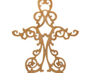 Handmade Wooden Victorian Style Fretwork Christmas Tree Ornament Handmade In the USA