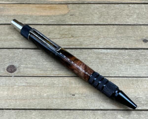 Mesquite live edge resin cast click pen