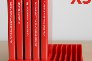 Neon Red Nintendo Switch Game Case Holder Organizer Display Wholesale Lot of 5 Gameroom Storage Gamer Streamer B2B