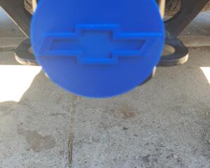 New Blue Chevy Chevrolet Truck Trailer Hitch Receiver Cover Plug Cap 2" Receiver Slip On Silverado 1500 Suburban