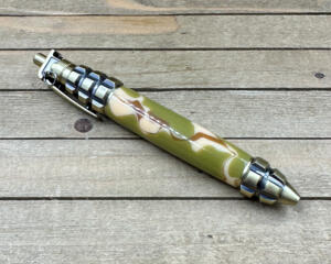 Desert camo acrylic pineapple grenade ballpoint pen