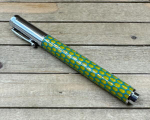 3D printed honeycomb rollerball pen with resin fill