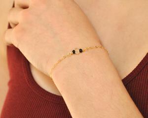 Dainty Herkimer Diamond Bracelet
