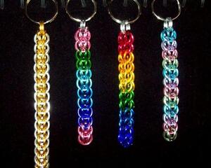 Chainmaille Full Persian Keychain