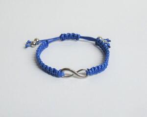 Macrame Bracelet with Infinity Charm