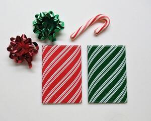 Candy Cane Stripe Magnets