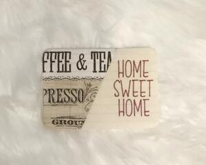 Coffee Themed Mug Rug Set