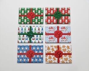 Christmas refrigerator magnets with snowman and more