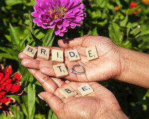 bride to be engagement props